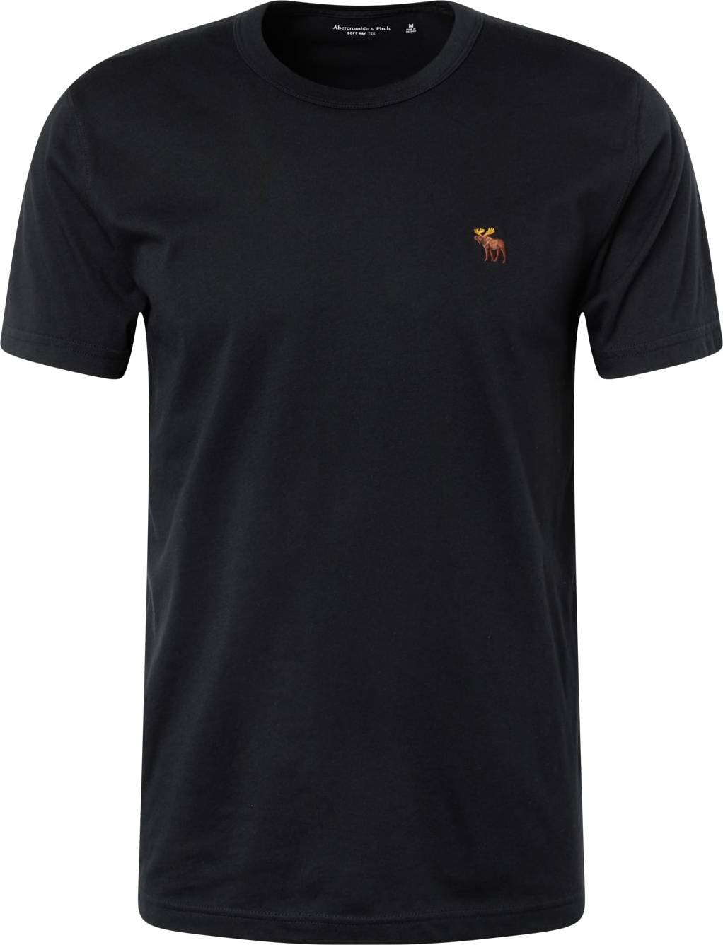 Abercrombie & Fitch Tričko hnědá / koňaková / černá