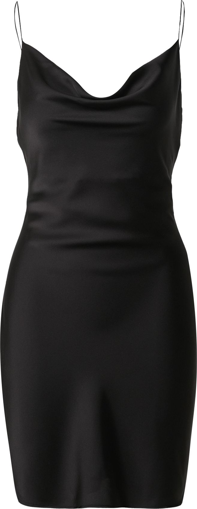 ABOUT YOU x Laura Giurcanu Koktejlové šaty 'Kayra' černá