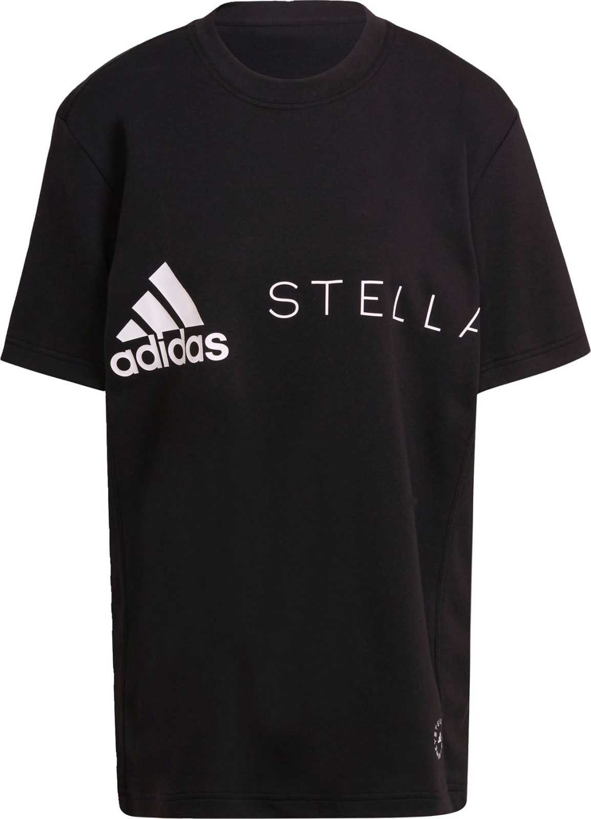 ADIDAS BY STELLA MCCARTNEY Funkční tričko černá / bílá