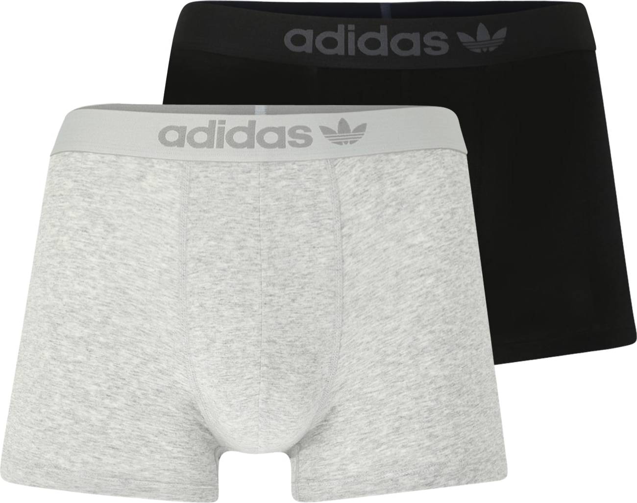 ADIDAS ORIGINALS Boxerky šedý melír / černá