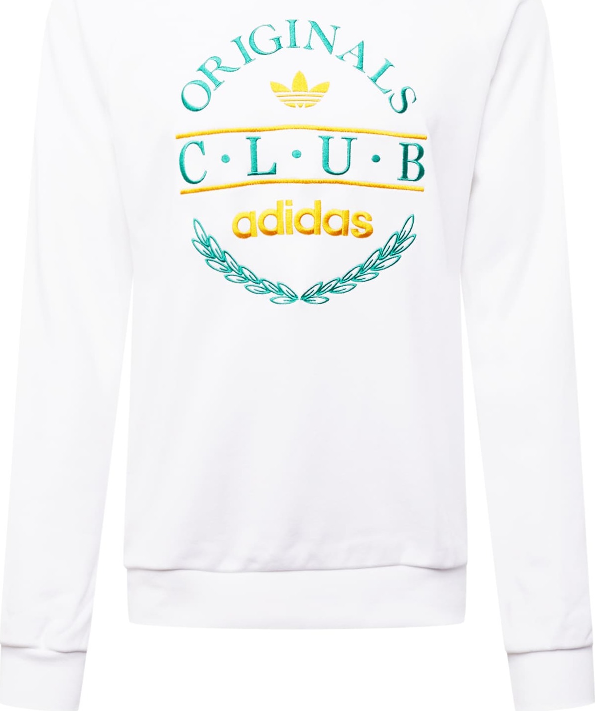 ADIDAS ORIGINALS Mikina žlutá / zelená / bílá