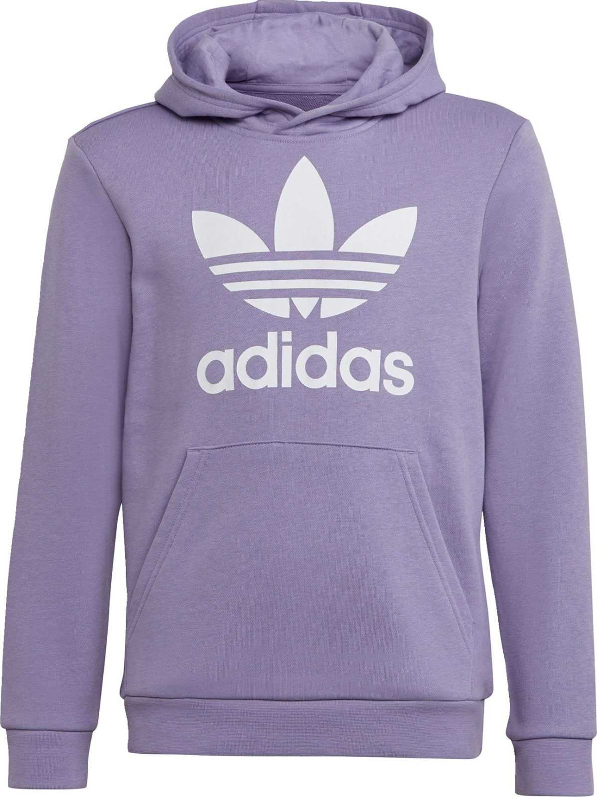 ADIDAS ORIGINALS Mikina fialová / bílá