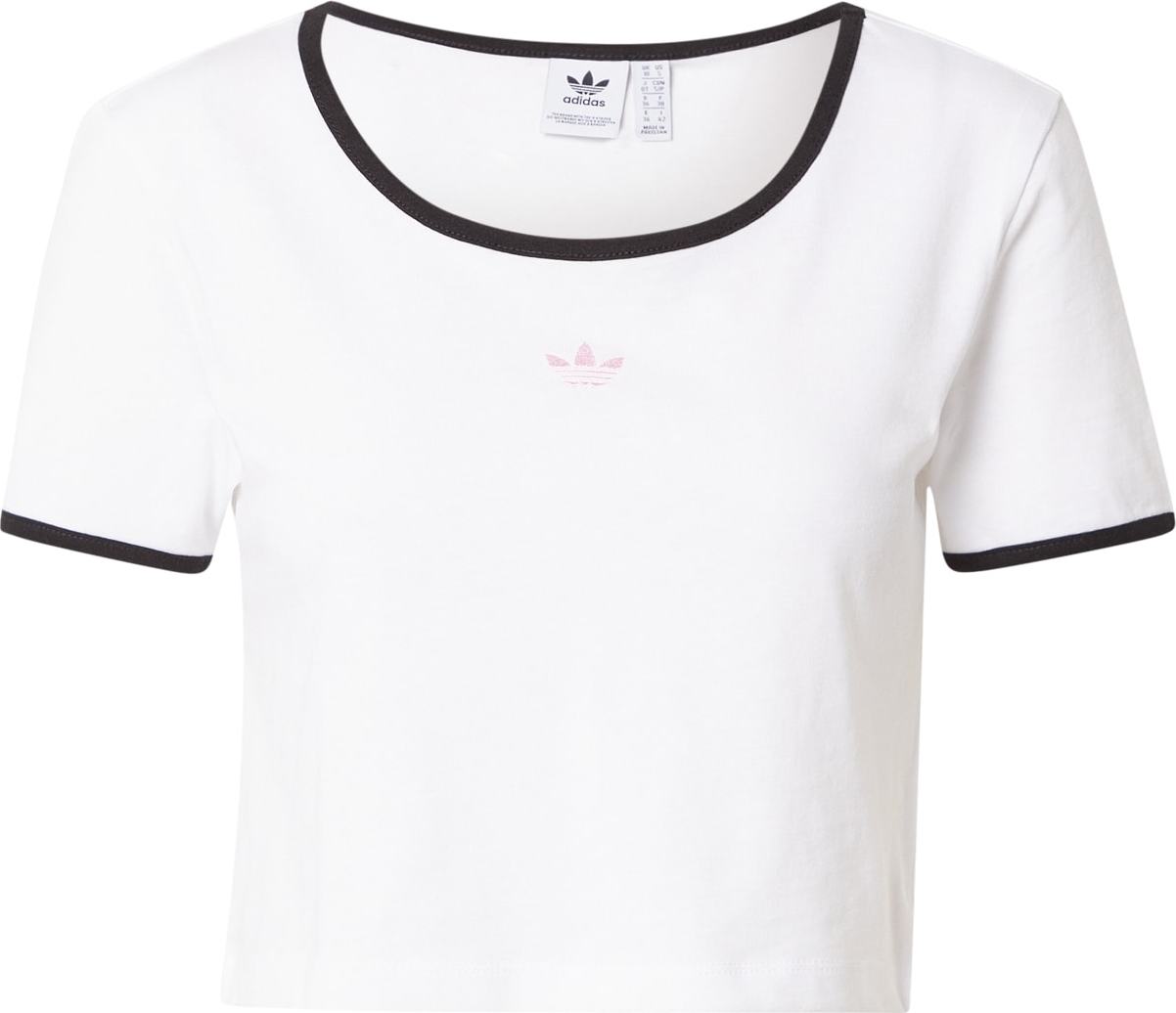 ADIDAS ORIGINALS Tričko 'CROPPED TEE' bílá