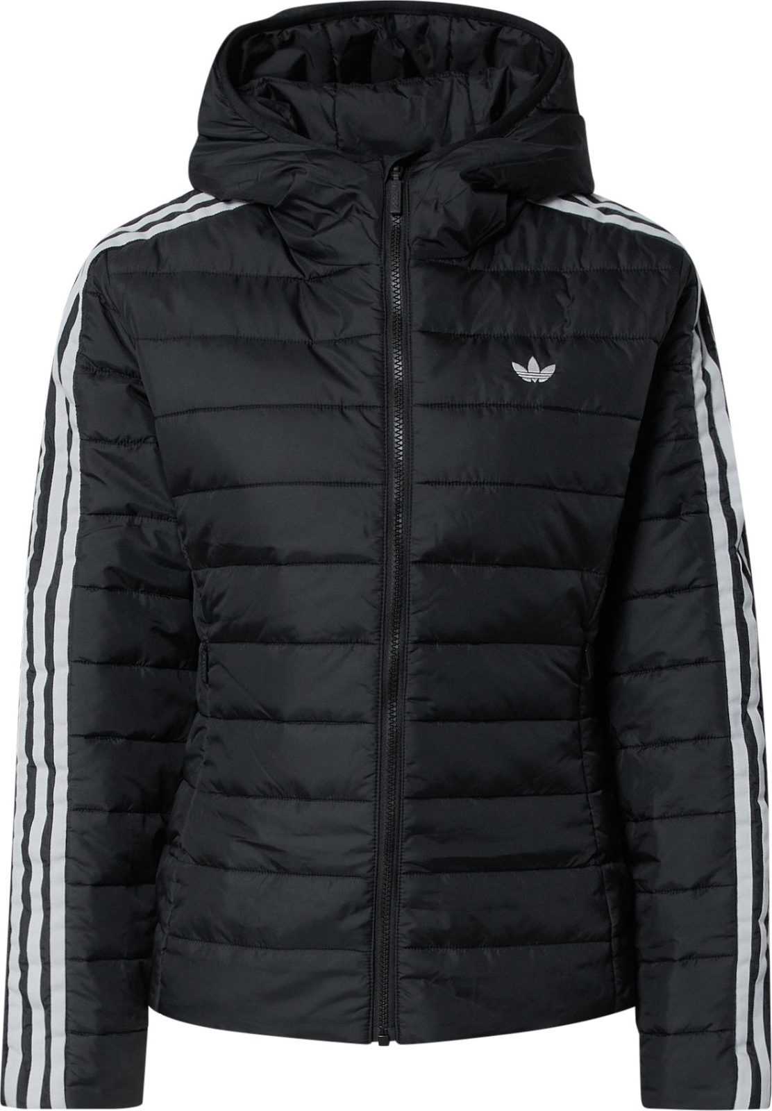 ADIDAS ORIGINALS Přechodná bunda černá / bílá