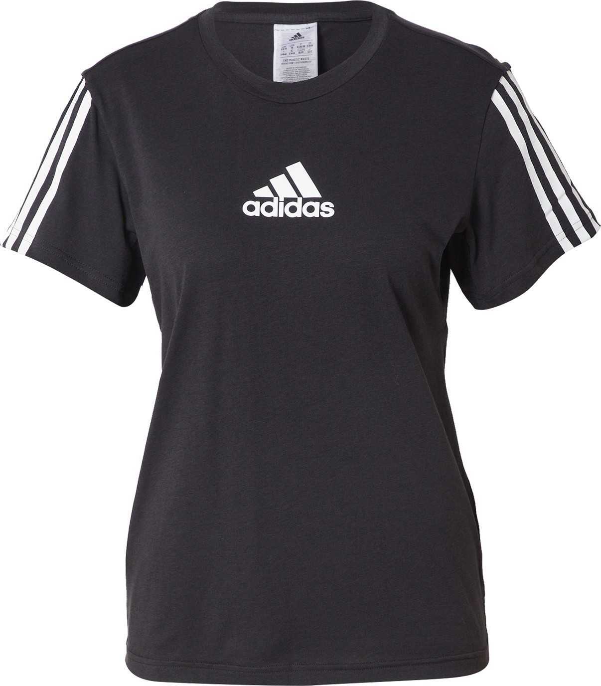 ADIDAS SPORTSWEAR Funkční tričko 'Core' černá / bílá