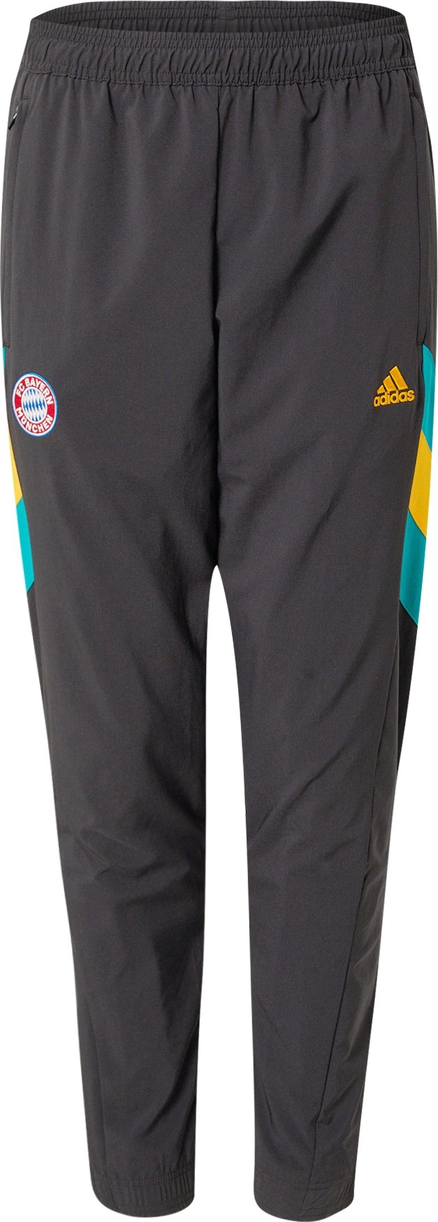 ADIDAS SPORTSWEAR Sportovní kalhoty 'FC Bayern München' hořčicová / nefritová / černá