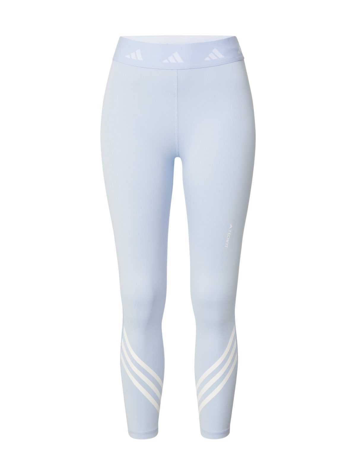 ADIDAS PERFORMANCE Sportovní kalhoty světlemodrá / bílá