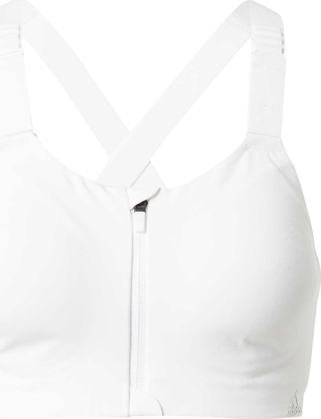 ADIDAS SPORTSWEAR Sportovní podprsenka černá / bílá