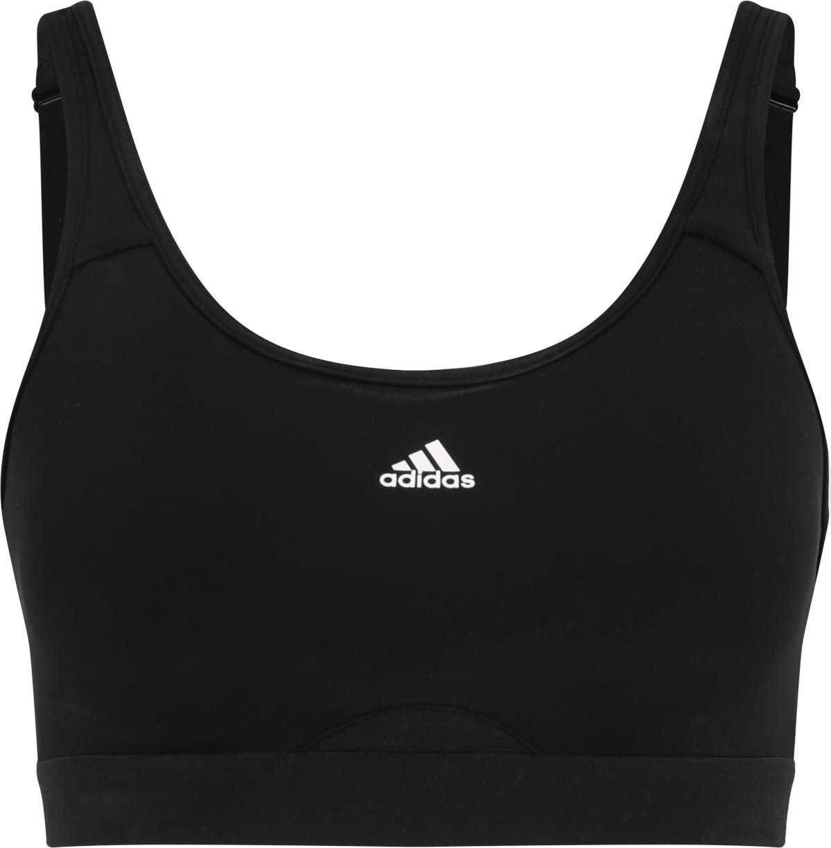 ADIDAS SPORTSWEAR Sportovní podprsenka černá / bílá