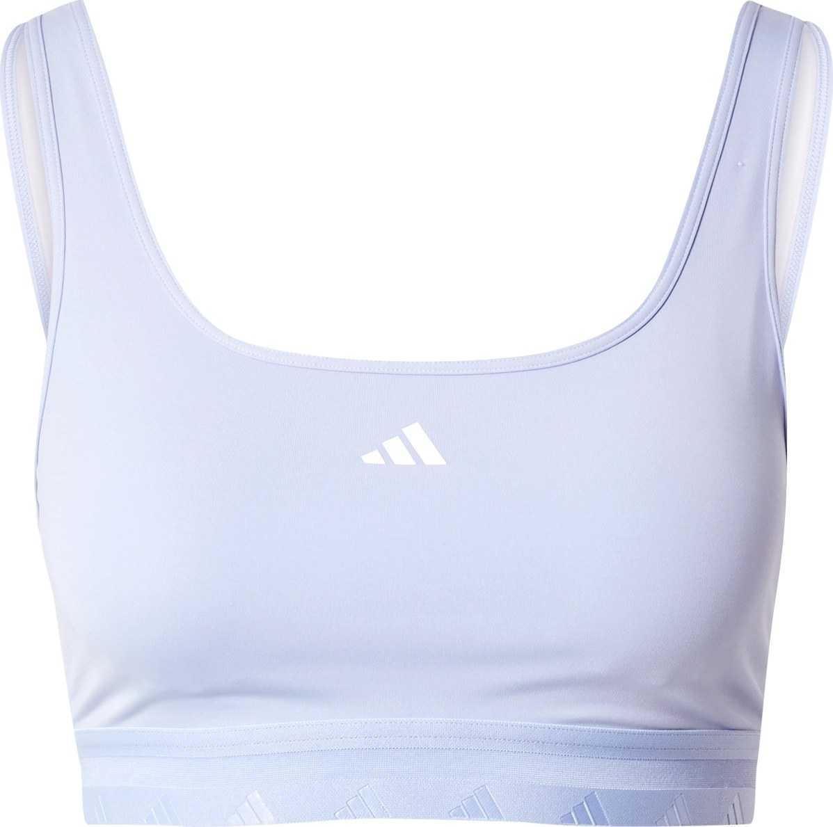 ADIDAS PERFORMANCE Sportovní podprsenka světlemodrá / bílá
