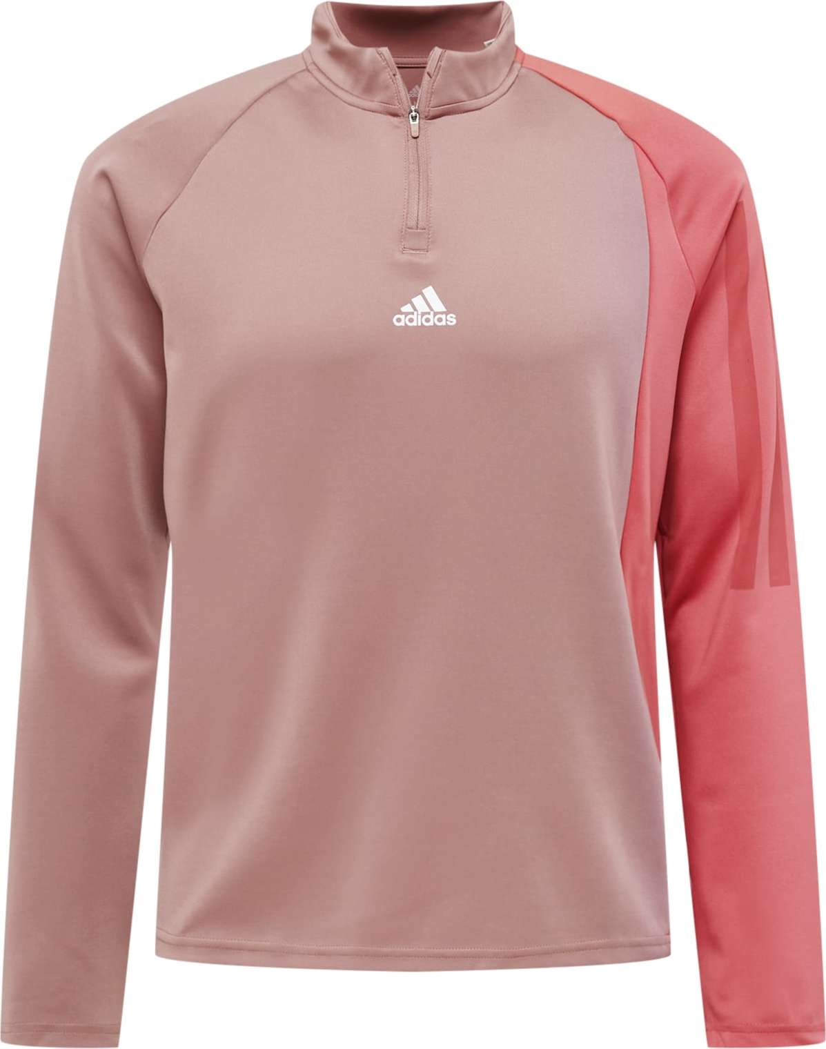 ADIDAS SPORTSWEAR Funkční tričko orchidej / pastelově červená / bílá