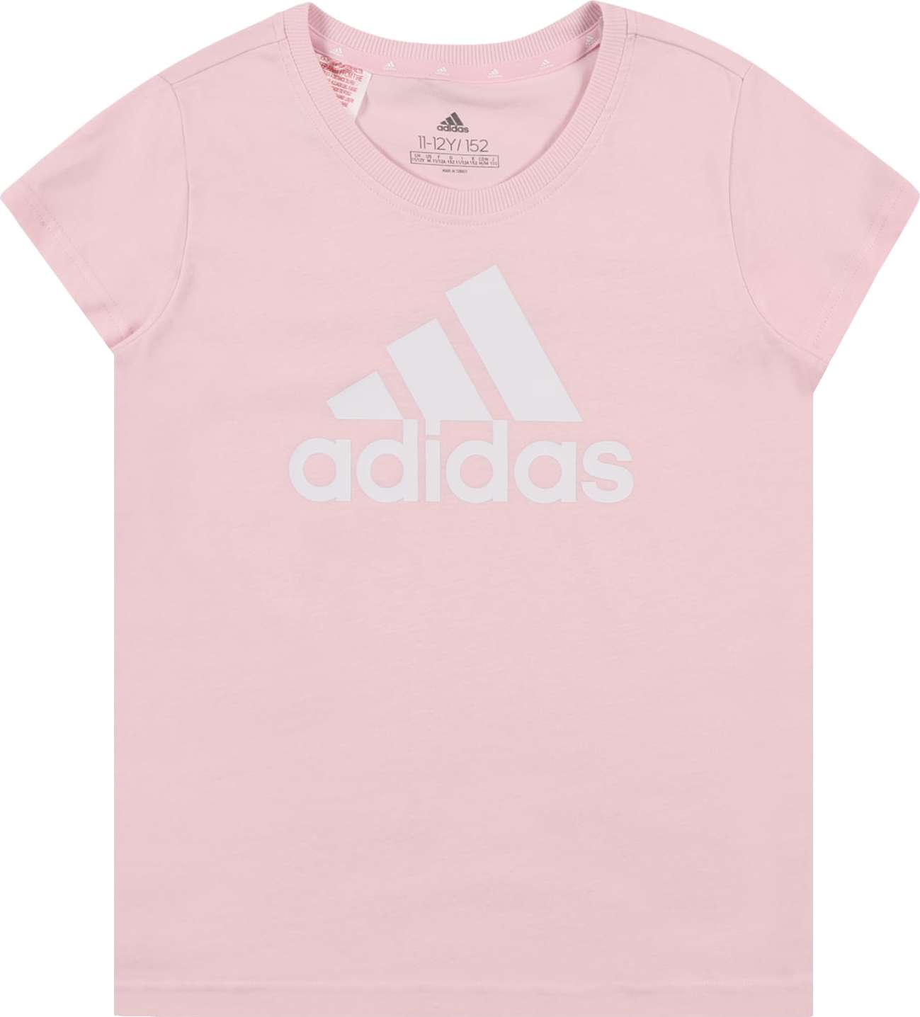 ADIDAS SPORTSWEAR Funkční tričko růžová / bílá