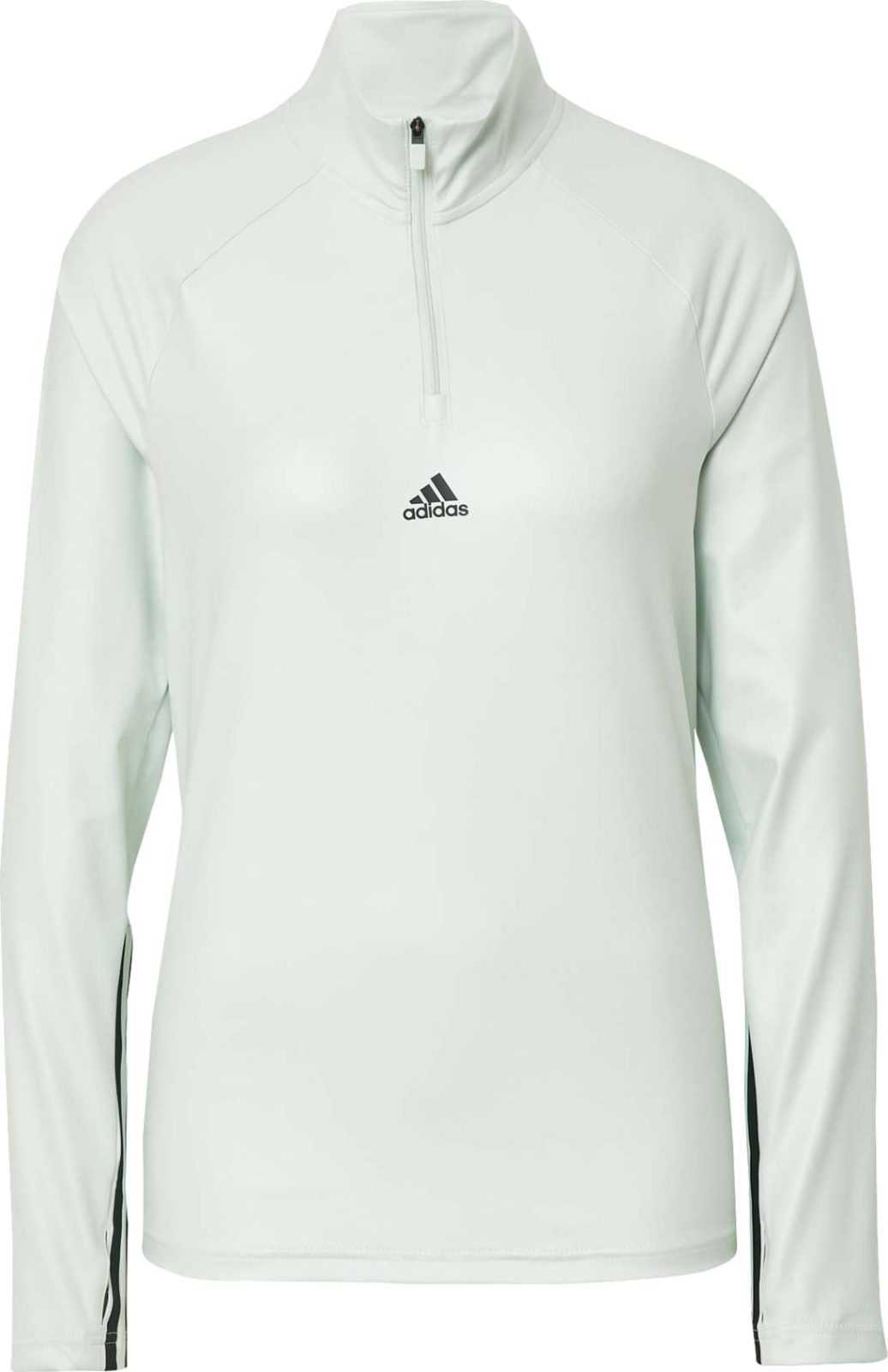 ADIDAS PERFORMANCE Funkční tričko zelená / černá
