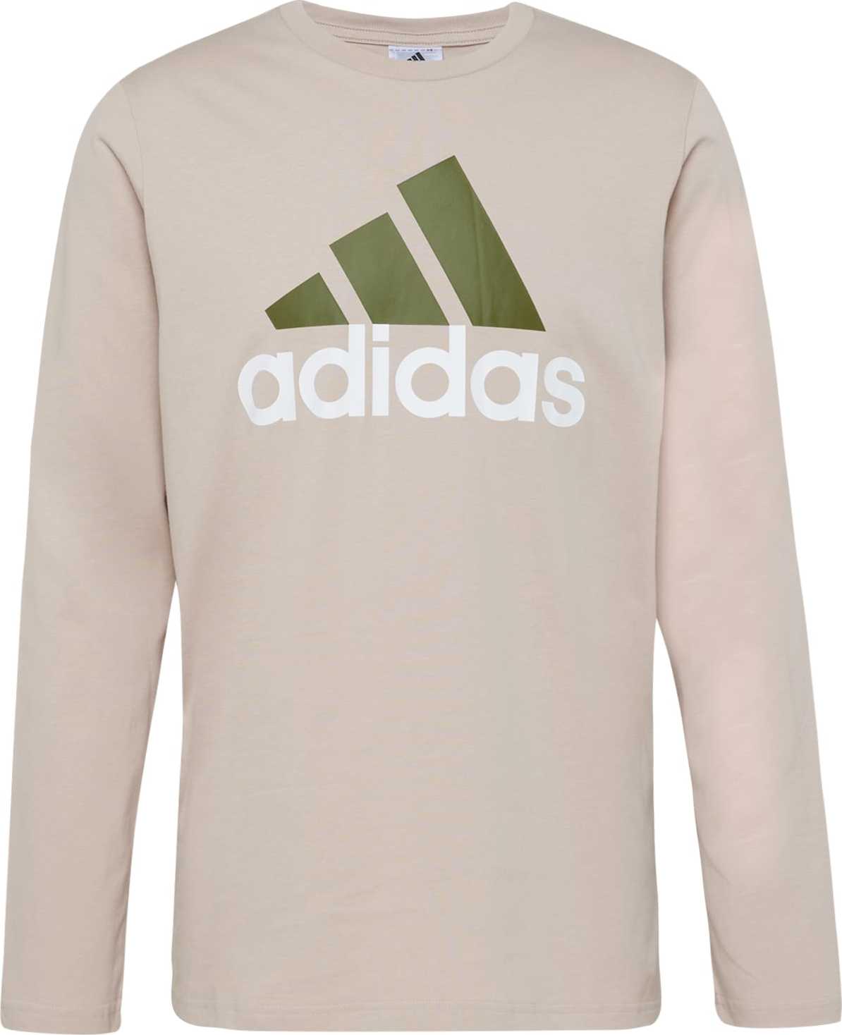 ADIDAS SPORTSWEAR Funkční tričko zelená / růžová / bílá