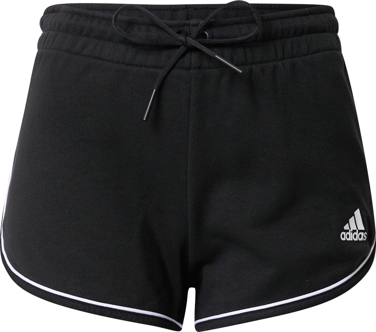 ADIDAS SPORTSWEAR Sportovní kalhoty černá / bílá