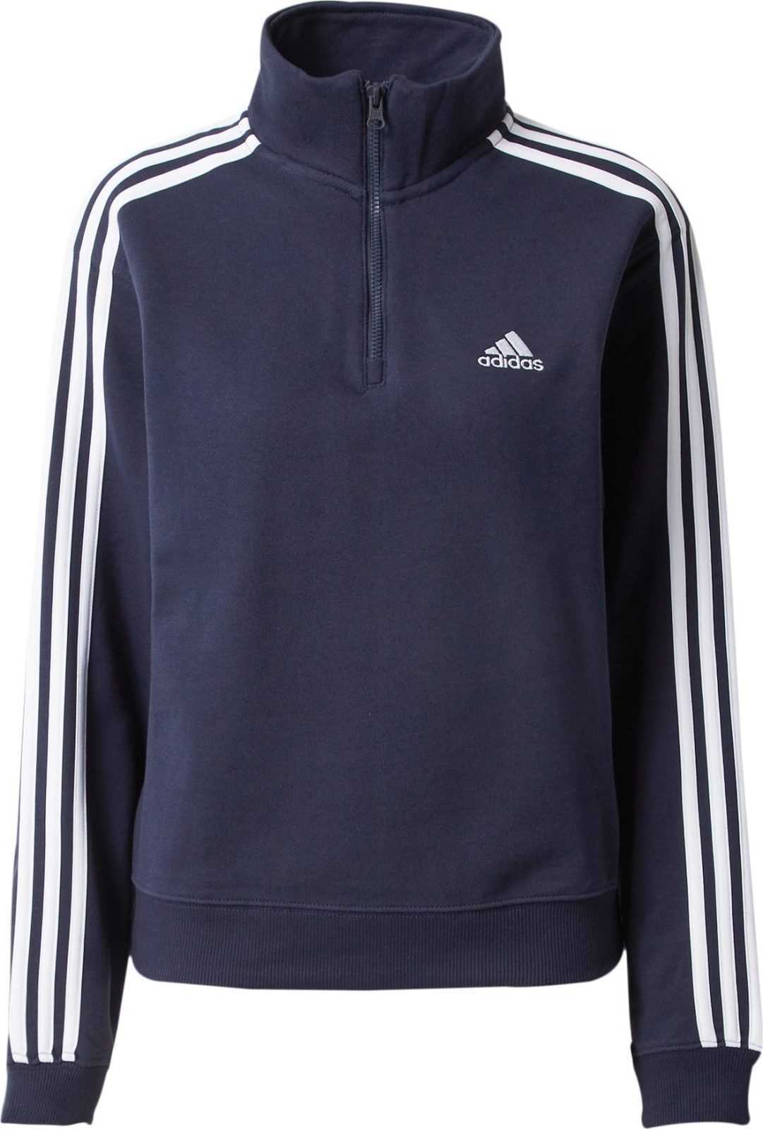 ADIDAS SPORTSWEAR Sportovní mikina námořnická modř / bílá