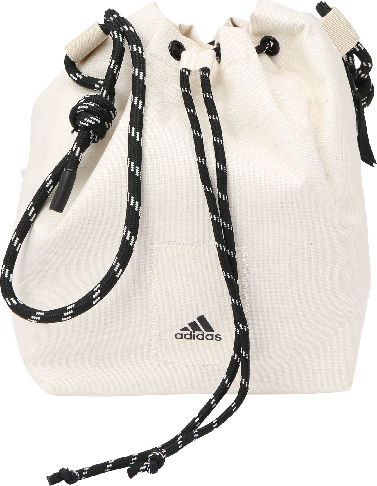 ADIDAS SPORTSWEAR Sportovní taška černá / bílá / barva bílé vlny