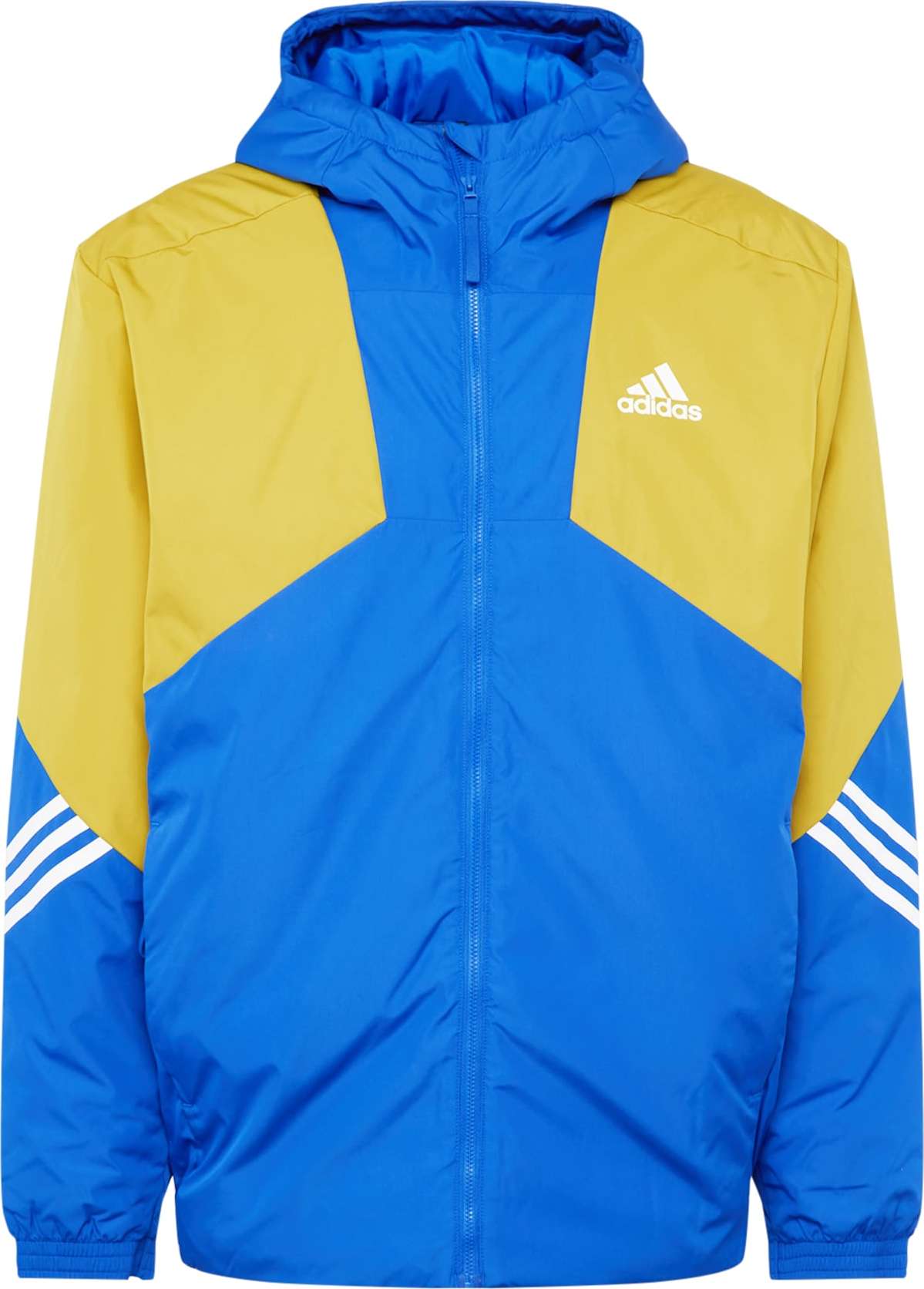 ADIDAS SPORTSWEAR Sportovní bunda modrá / kari / bílá