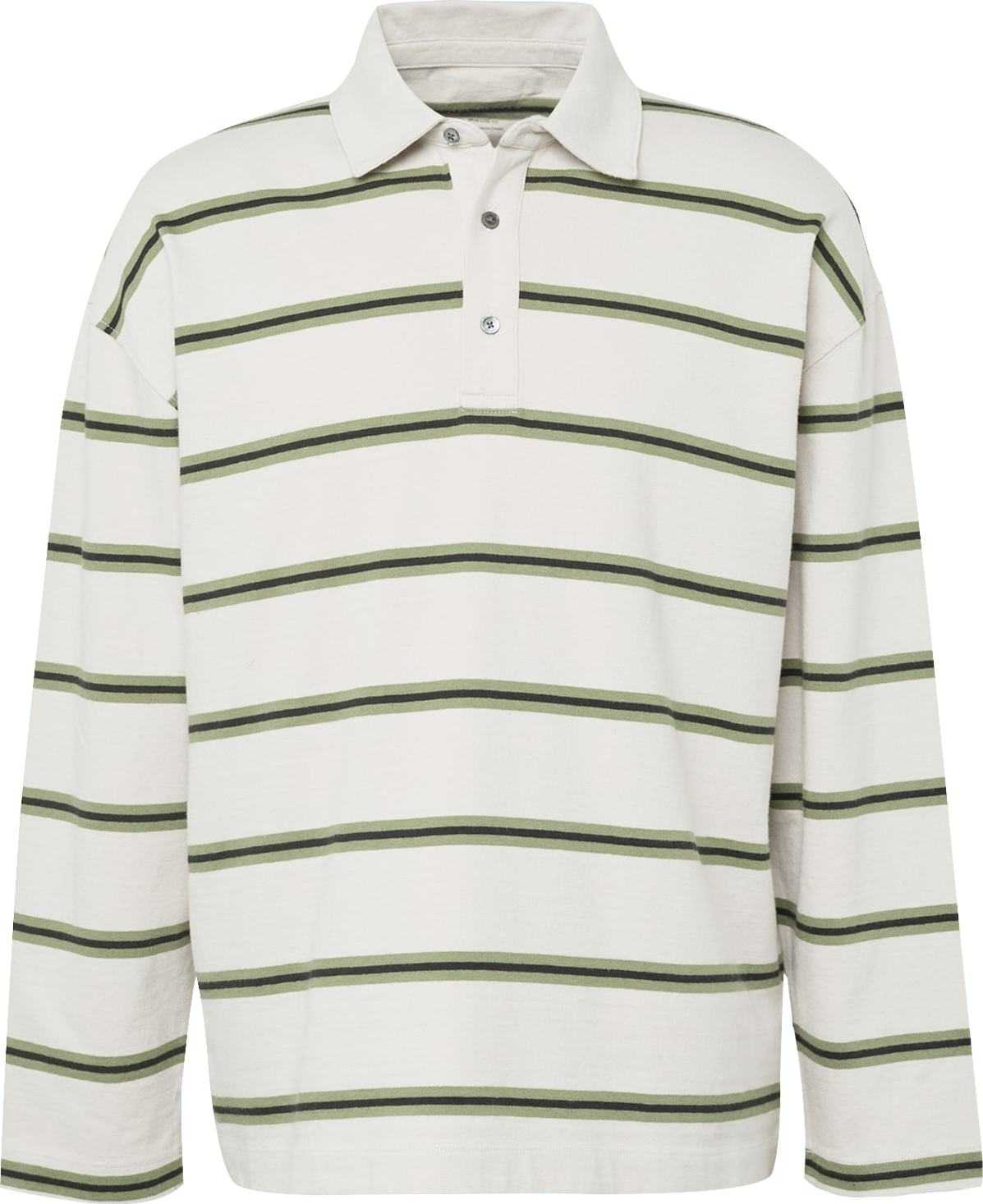 AllSaints Tričko 'ARDEN' zelená / černá / offwhite