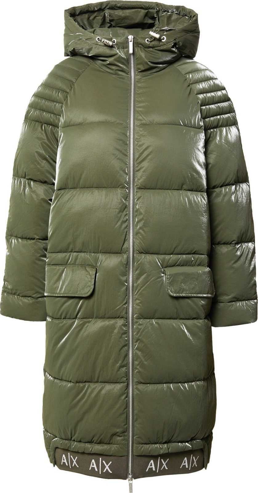 ARMANI EXCHANGE Zimní kabát 'CABAN' zelená