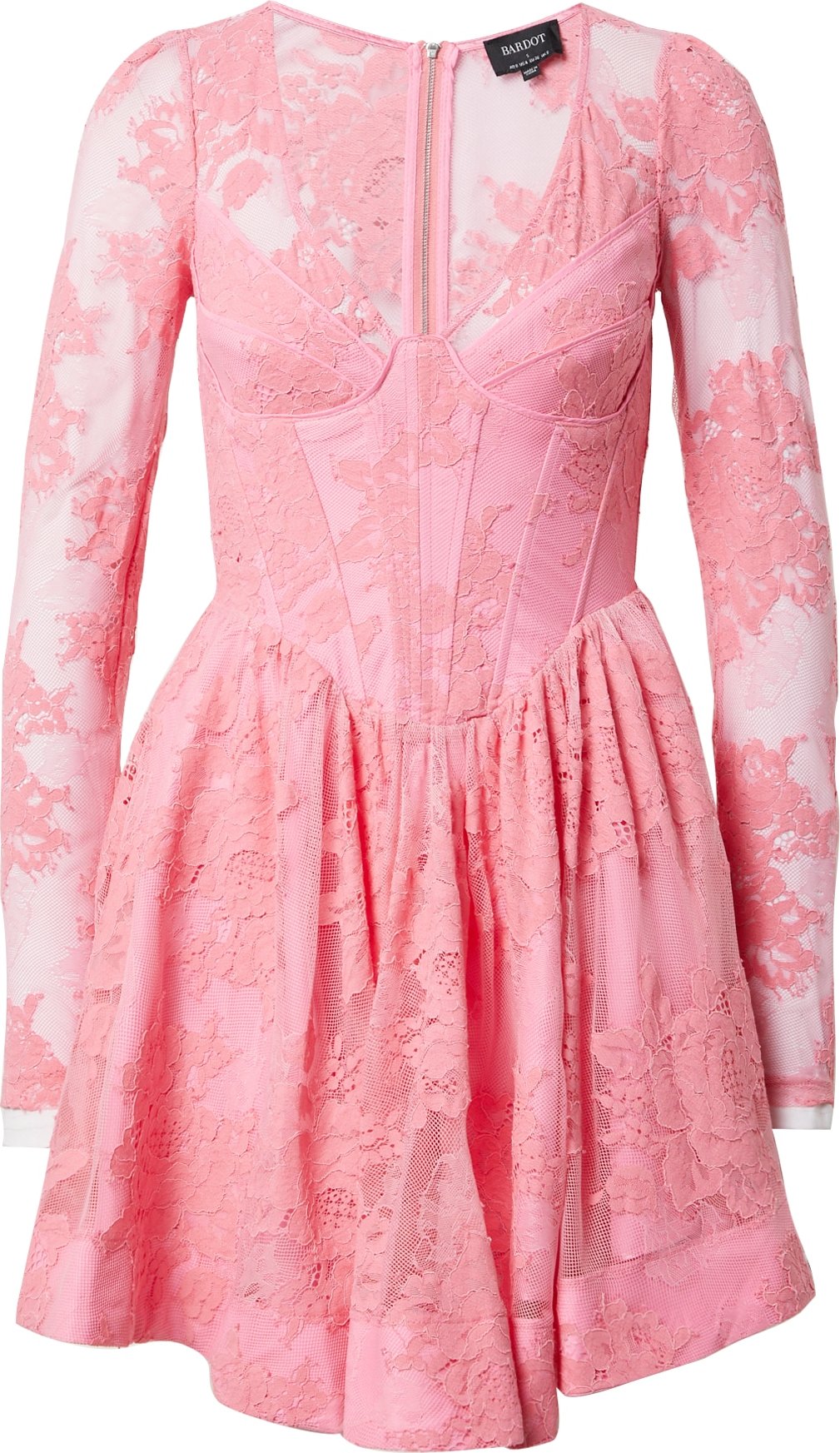 Bardot Koktejlové šaty 'ELLIE' světle růžová