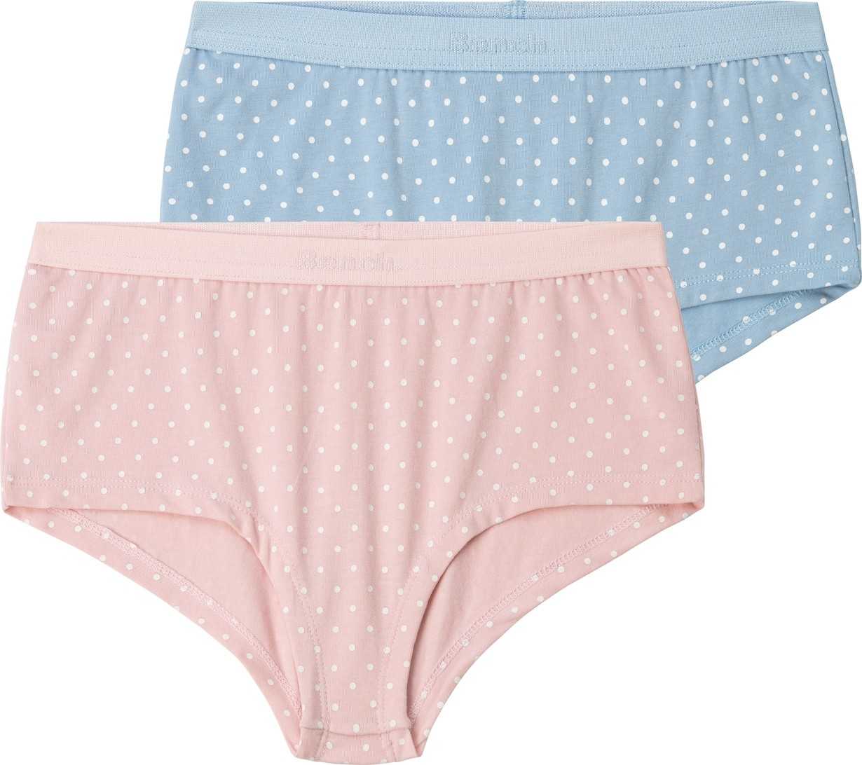 BENCH Spodní prádlo pastelová modrá / pastelově růžová / bílá