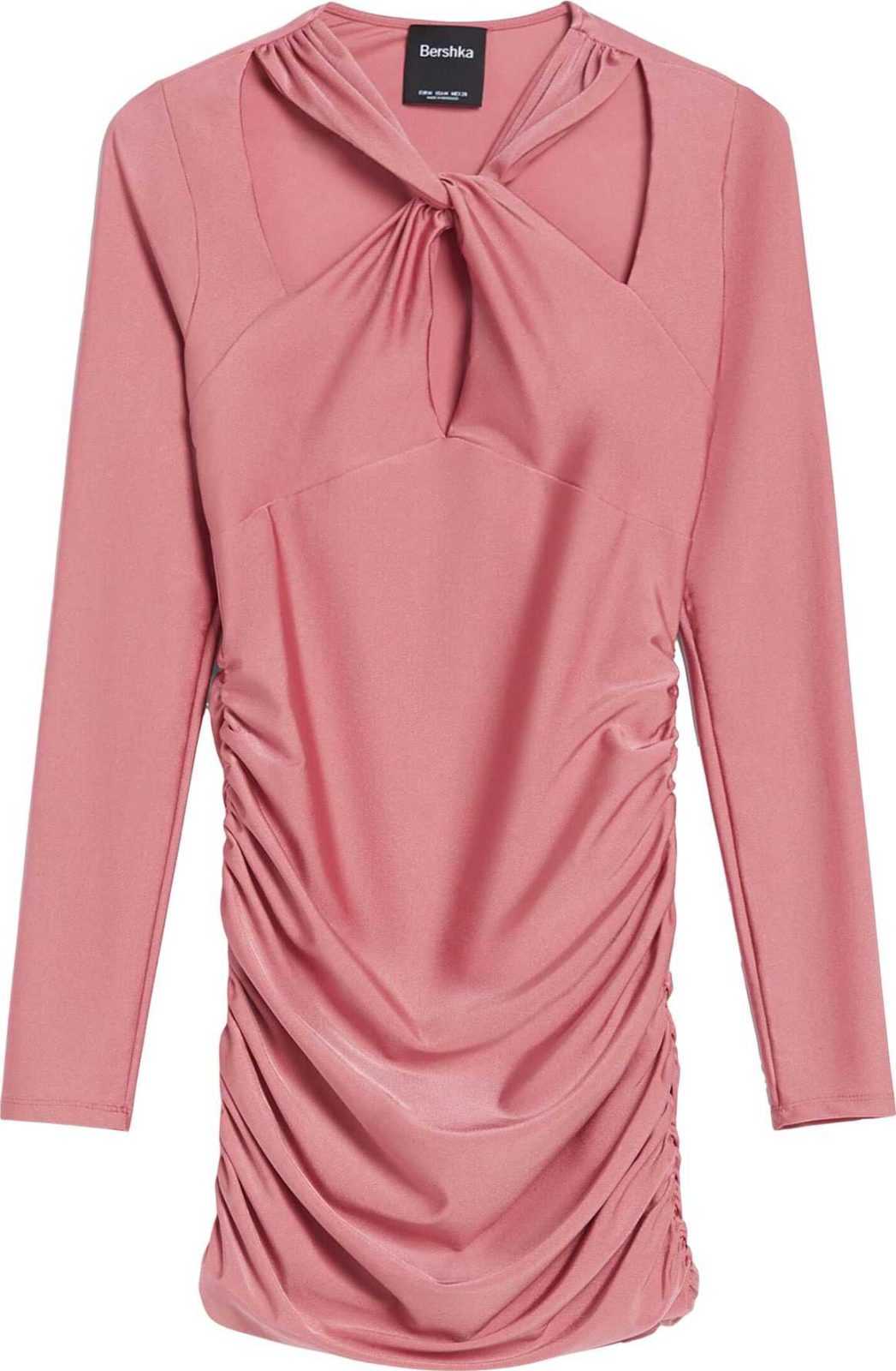 Bershka Šaty růžová
