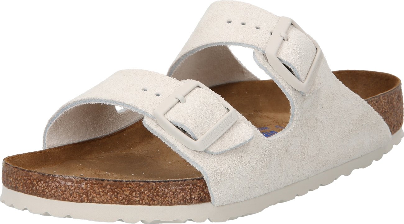 BIRKENSTOCK Pantofle 'Arizona' bílá