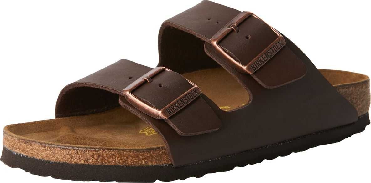 BIRKENSTOCK Pantofle 'Arizona' tmavě hnědá