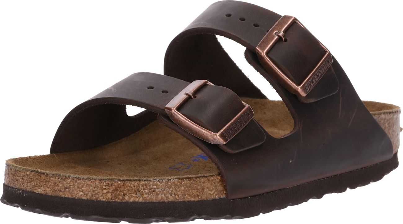 BIRKENSTOCK Pantofle 'Arizona' tmavě hnědá