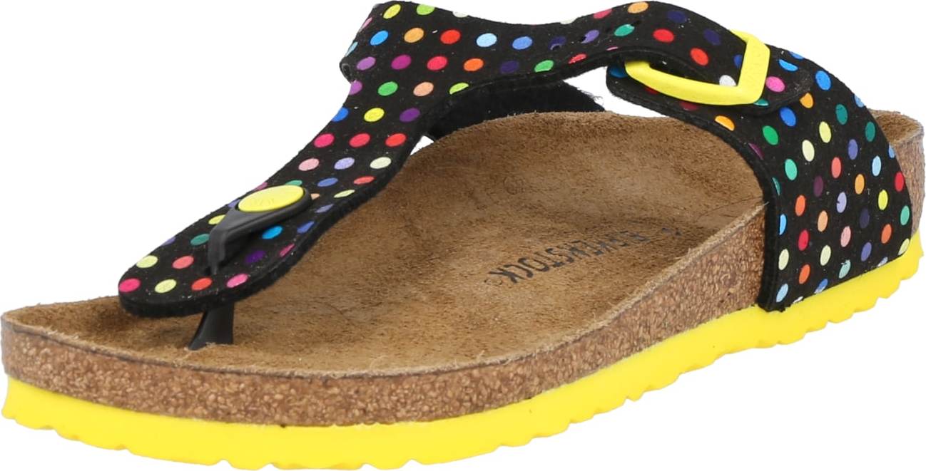 BIRKENSTOCK Sandály mix barev / černá