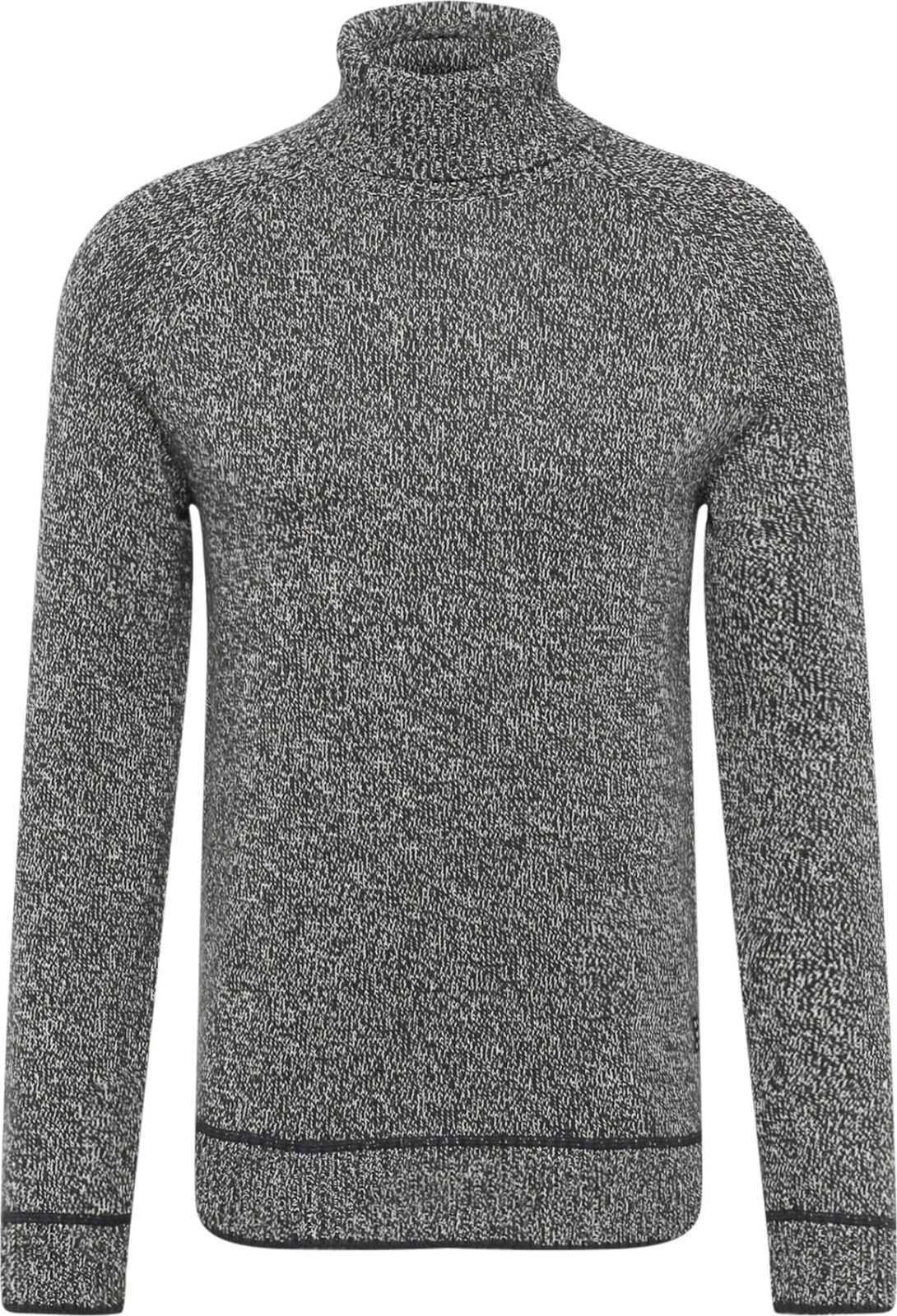 BLEND Svetr černá / bílá