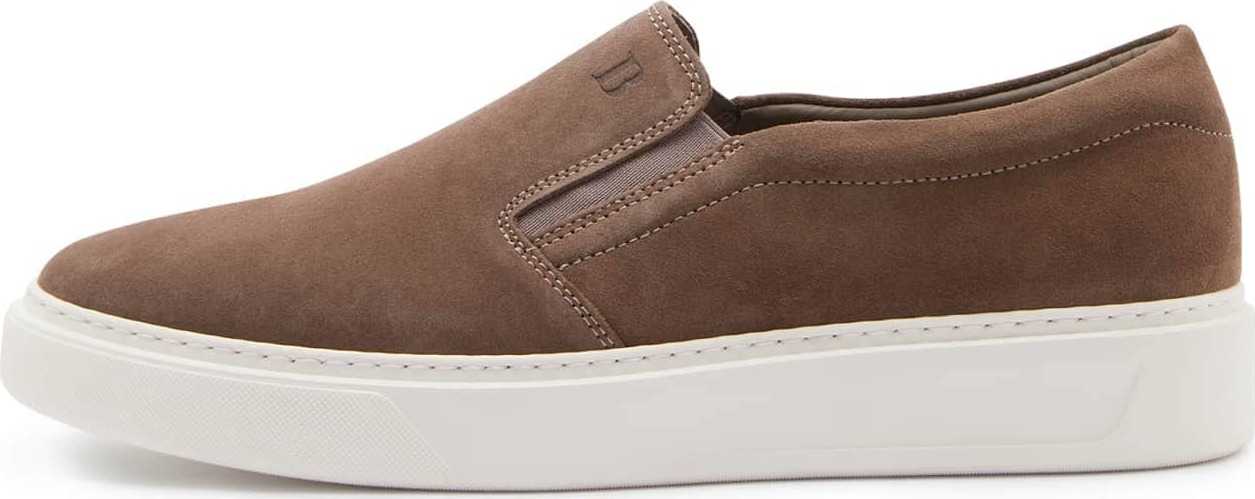 Boggi Milano Slip on boty 'Suede' světle hnědá