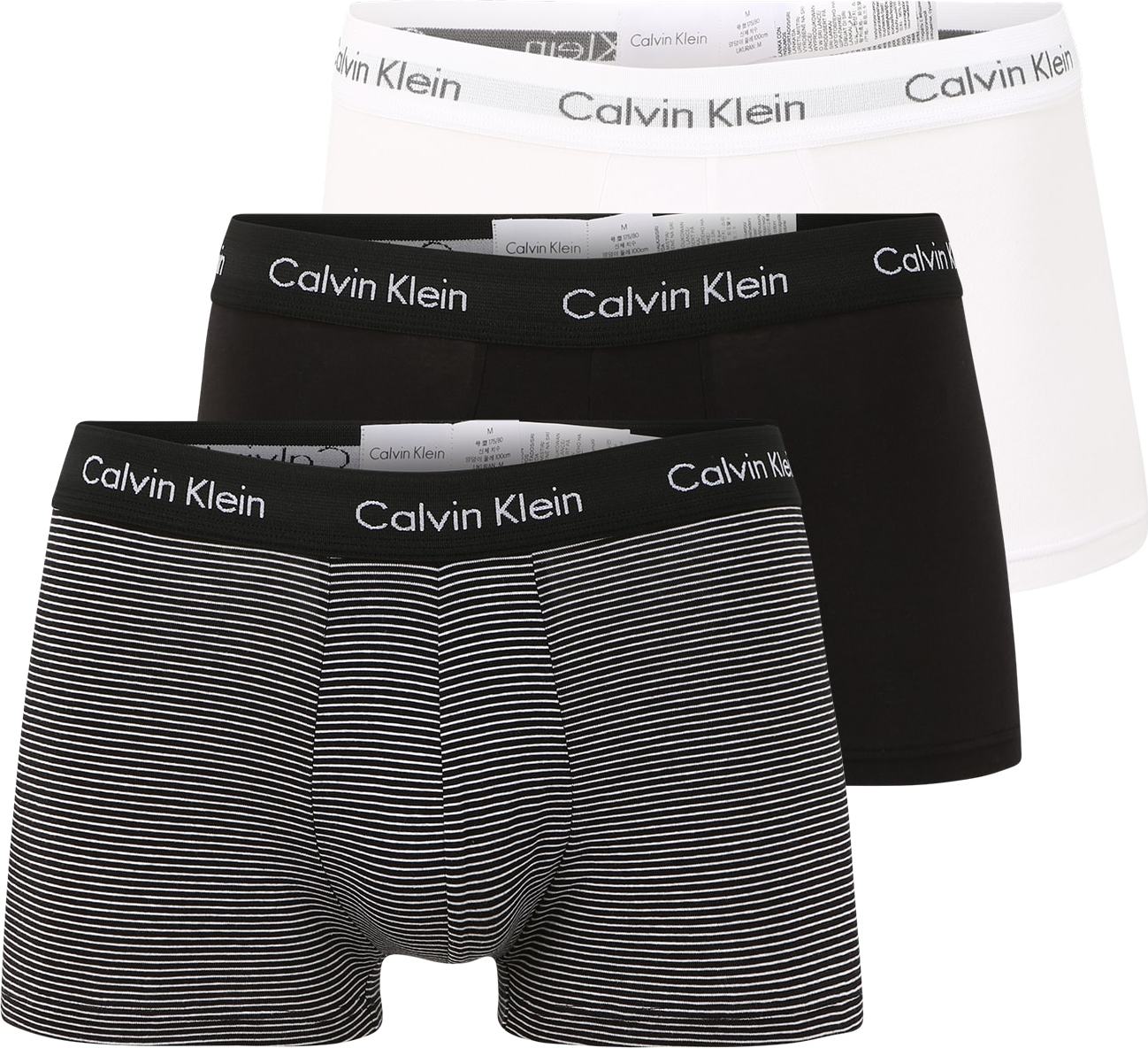 Calvin Klein Underwear Boxerky černá / bílá