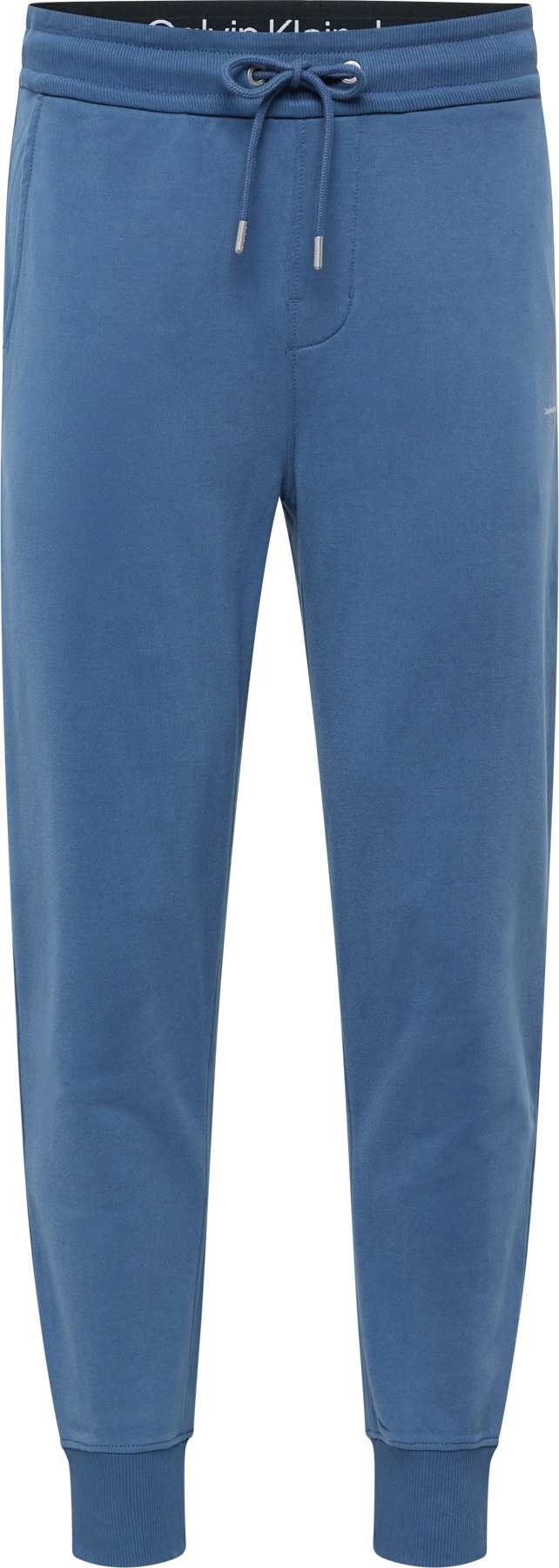 Calvin Klein Jeans Kalhoty nebeská modř / černá / bílá