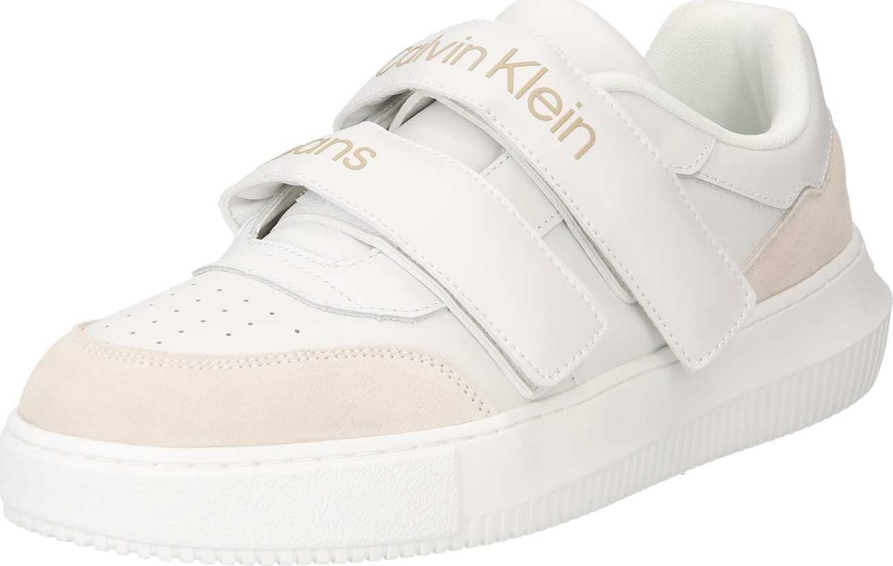 Calvin Klein Jeans Tenisky hnědá / broskvová / bílá