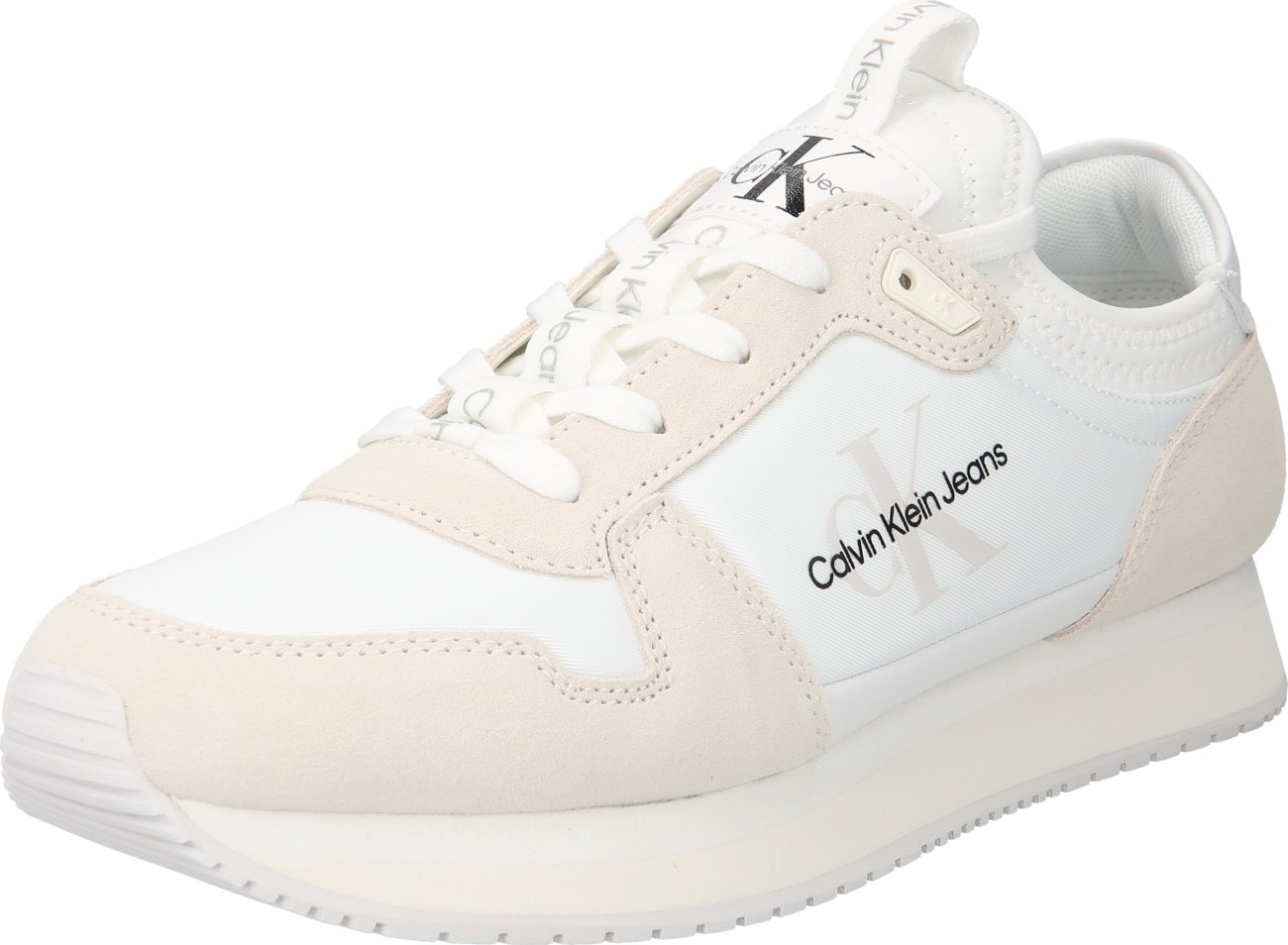Calvin Klein Jeans Tenisky 'SCOOTER' béžová / černá / bílá