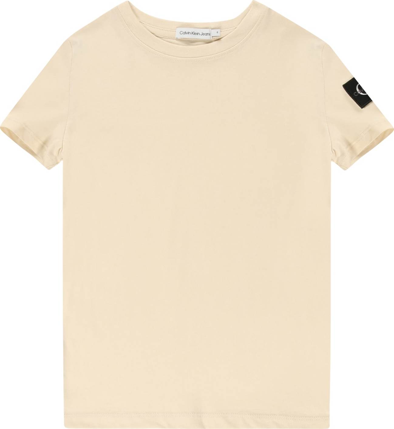 Calvin Klein Jeans Tričko písková / černá