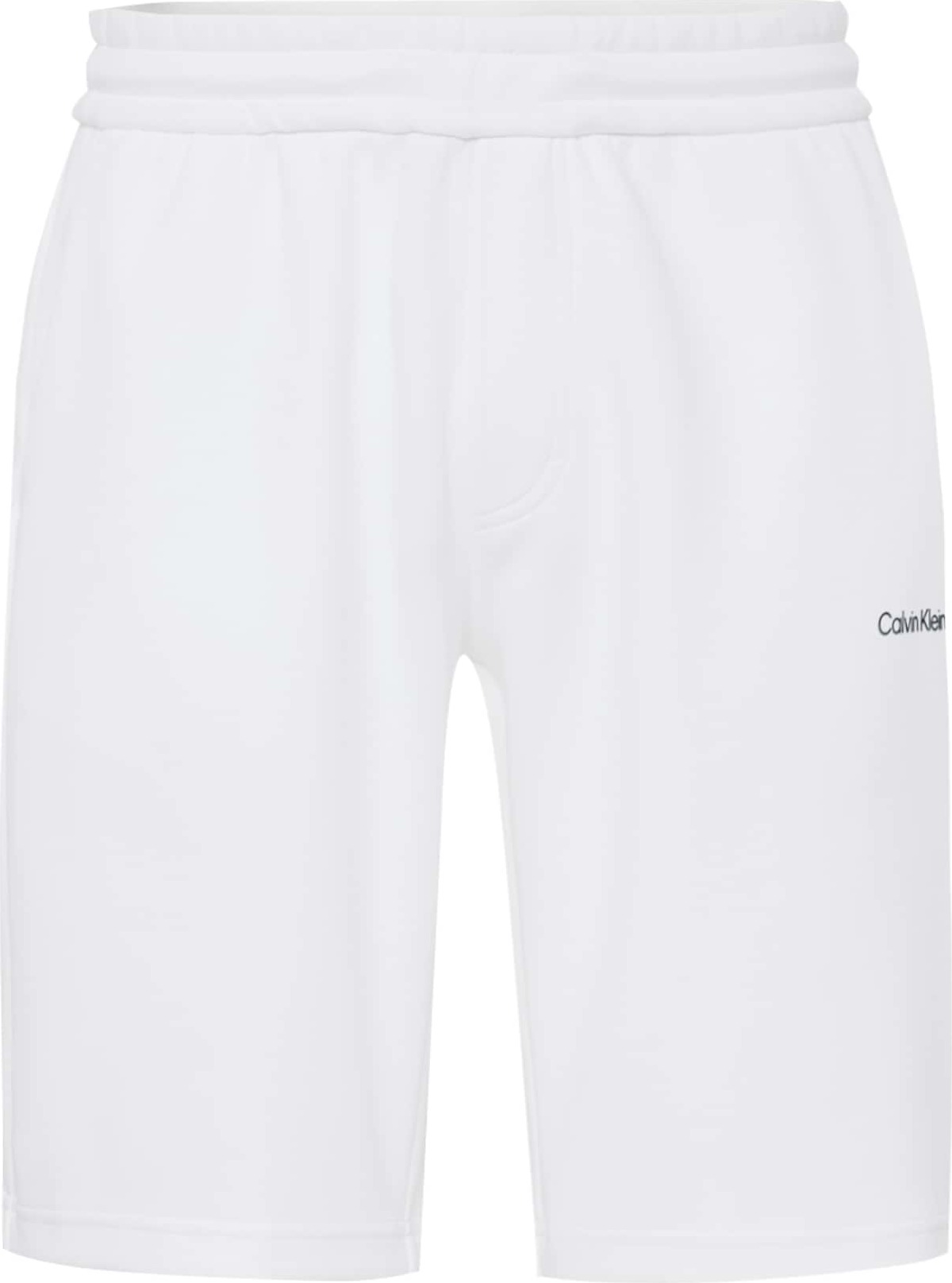Calvin Klein Kalhoty černá / bílá