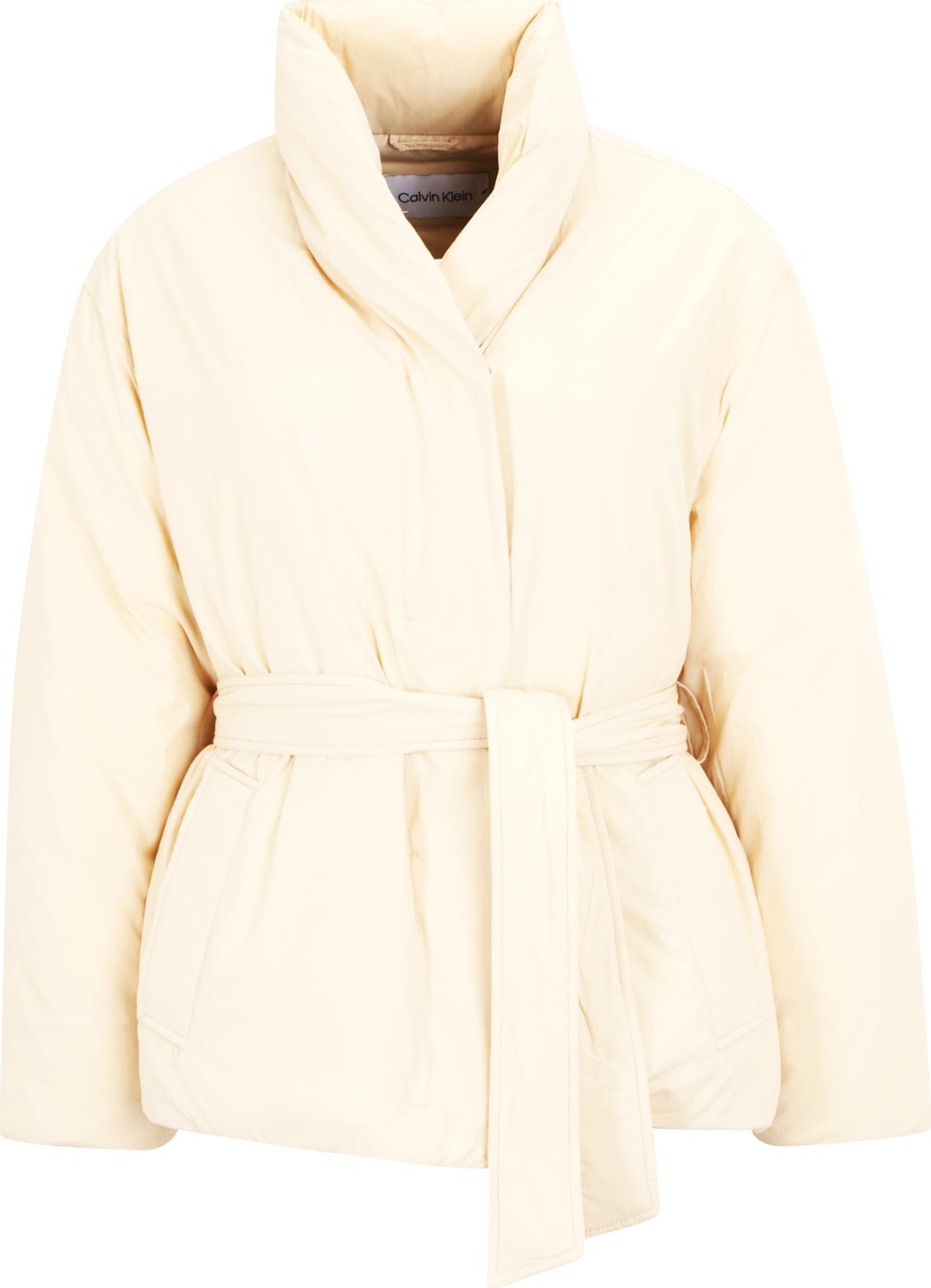 Calvin Klein Zimní bunda krémová