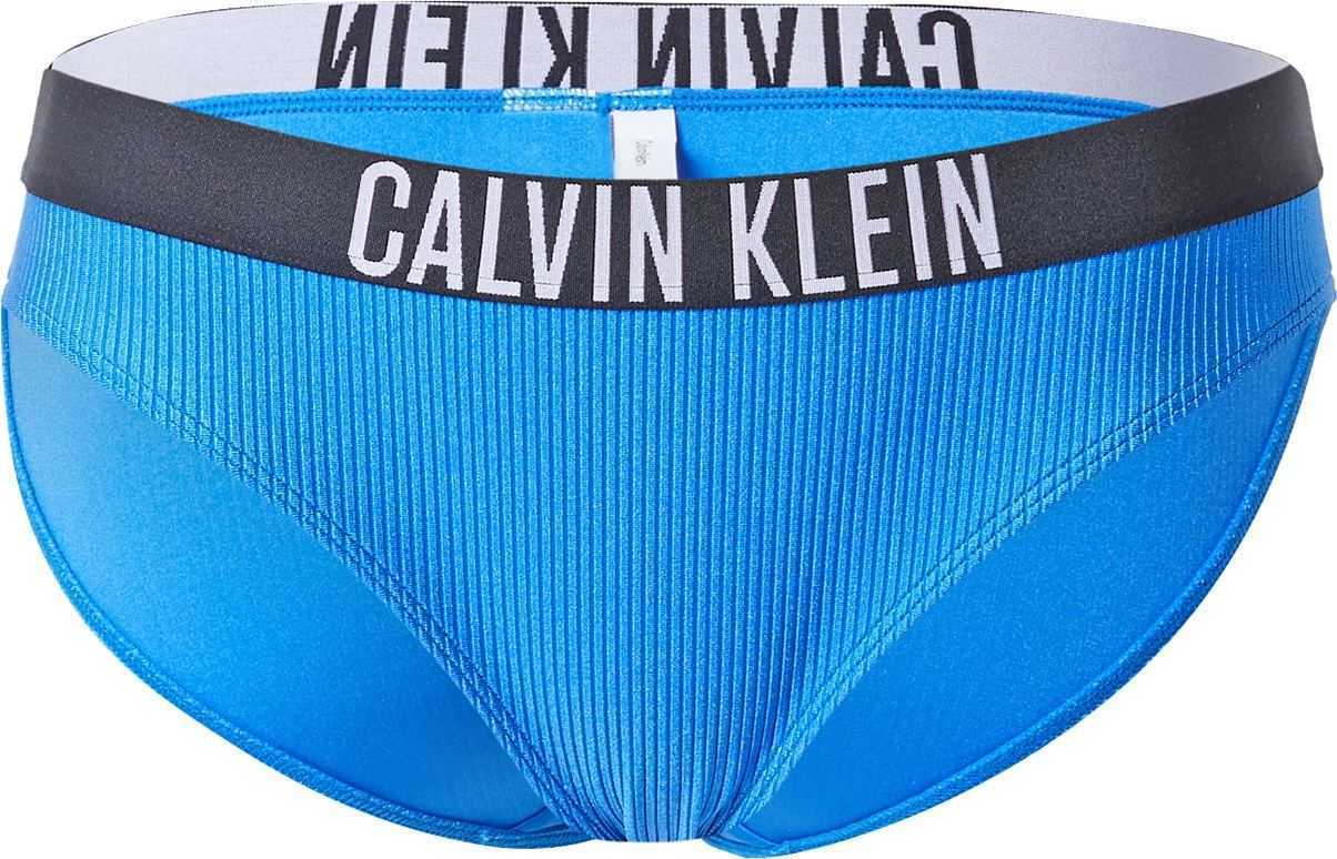 Calvin Klein Swimwear Spodní díl plavek modrá / černá / bílá
