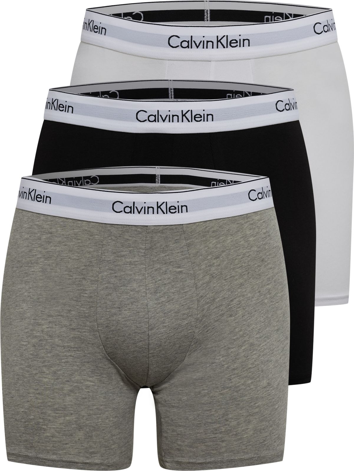 Calvin Klein Underwear Boxerky šedý melír / černá / bílá