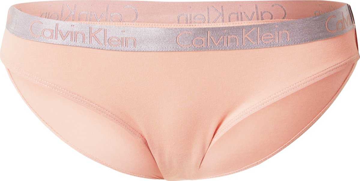 Calvin Klein Underwear Kalhotky champagne / stříbrně šedá