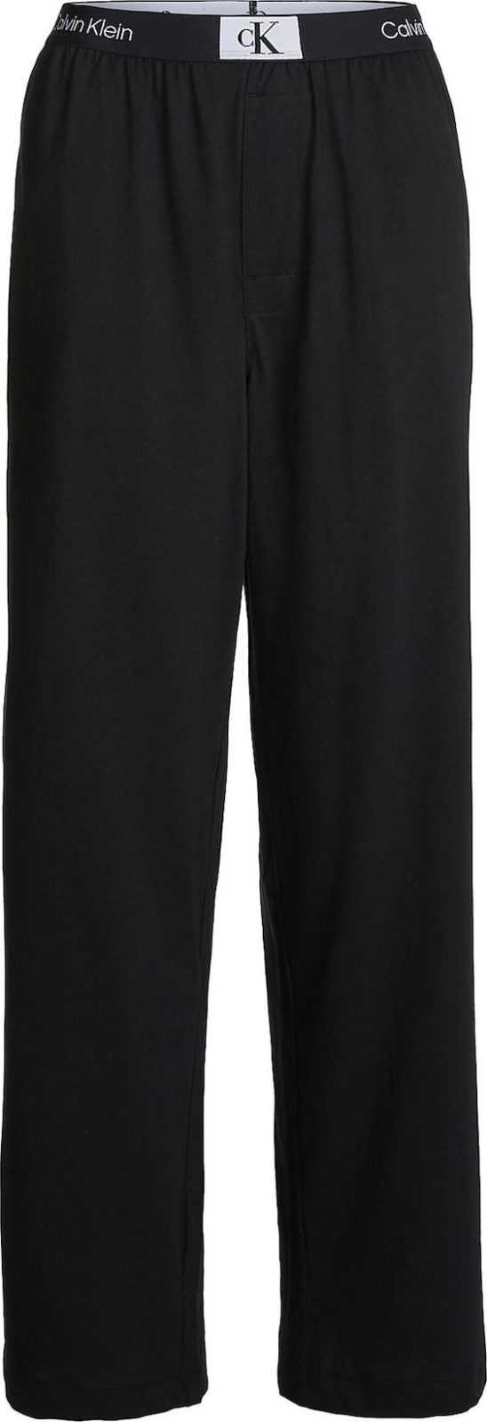 Calvin Klein Underwear Pyžamové kalhoty 'CK96' černá / bílá