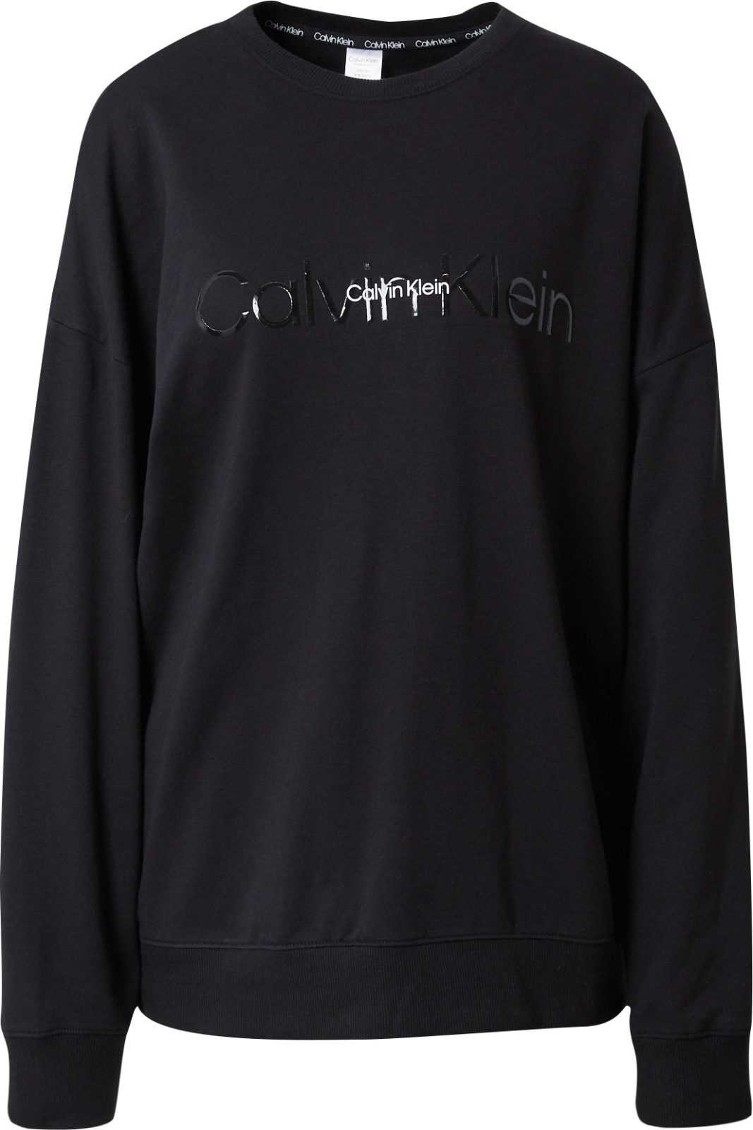 Calvin Klein Underwear Tričko na spaní černá