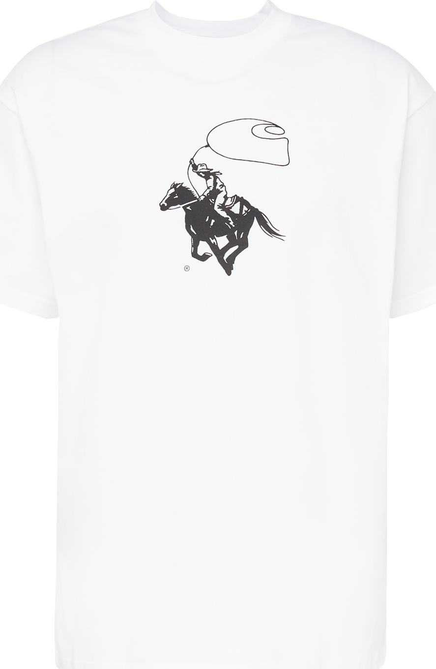 Carhartt WIP Tričko černá / bílá