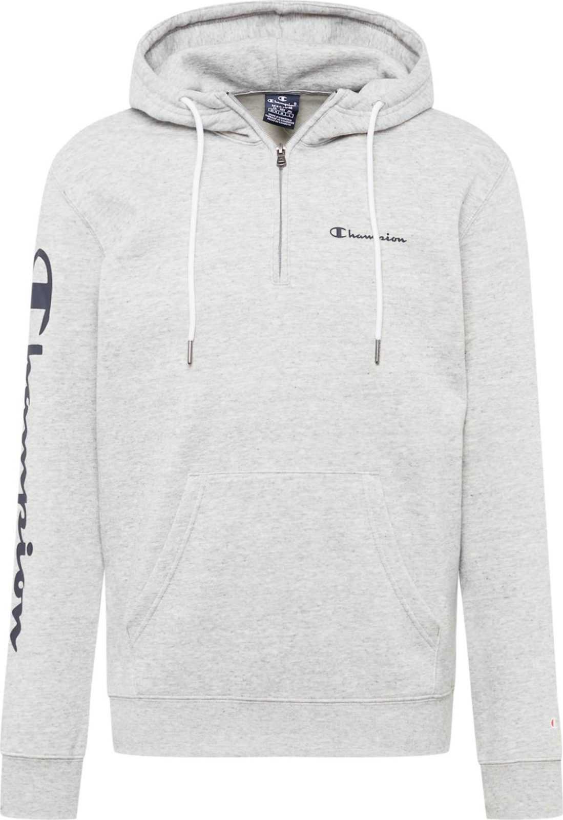 Champion Authentic Athletic Apparel Mikina tmavě modrá / šedý melír