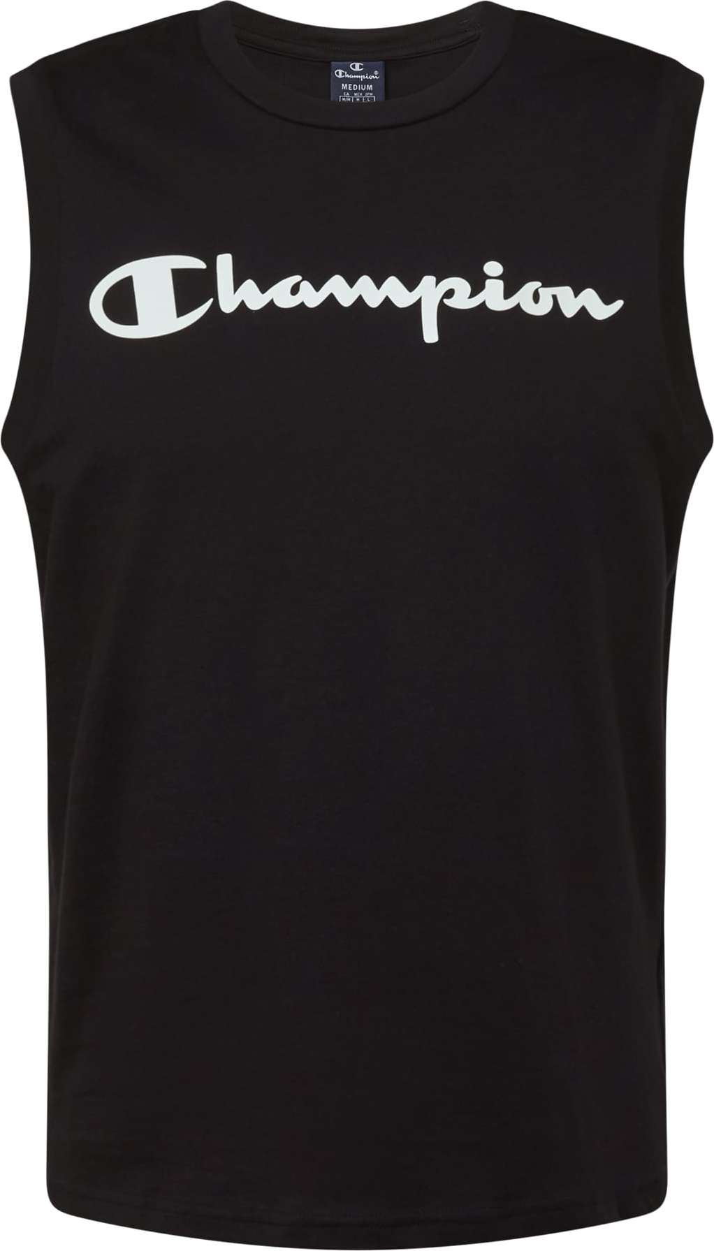 Champion Authentic Athletic Apparel Tričko černá / bílá