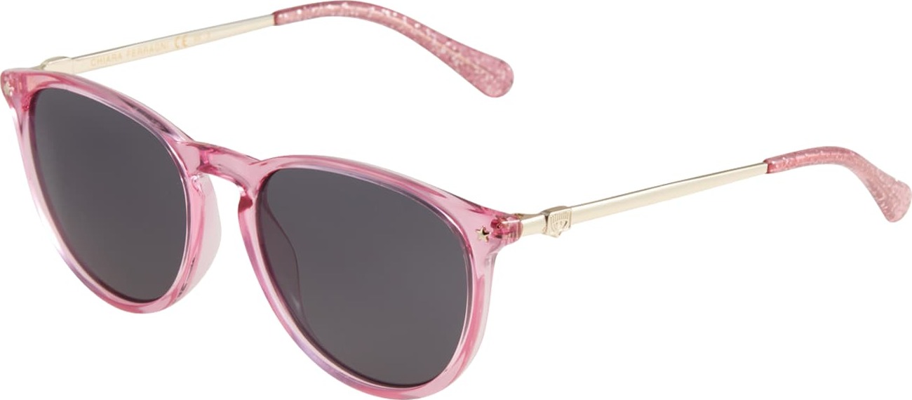 Chiara Ferragni Sluneční brýle 'CF 1005/S' zlatá / šedá / pink