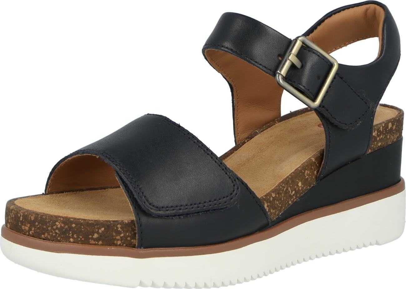 CLARKS Sandály 'Lizby Strap' námořnická modř